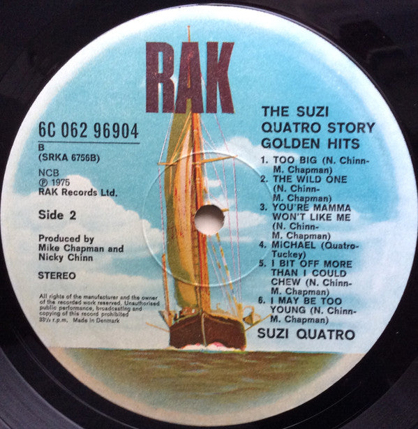 Suzi Quatro : The Suzi Quatro Story - Golden Hits (LP, Comp, Gat)