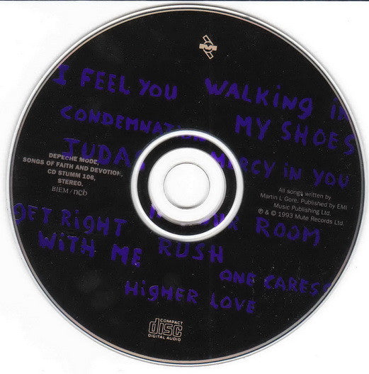 Depeche Mode : Songs Of Faith And Devotion (CD, Album, RE)