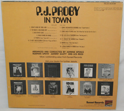 P.J. Proby : In Town (LP, Album, RE)
