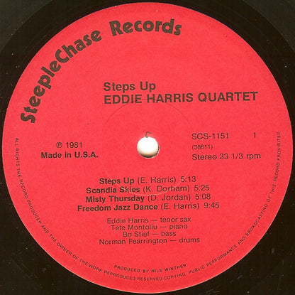 Eddie Harris Quartet : Steps Up (LP, Album)