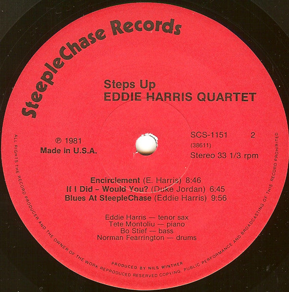 Eddie Harris Quartet : Steps Up (LP, Album)