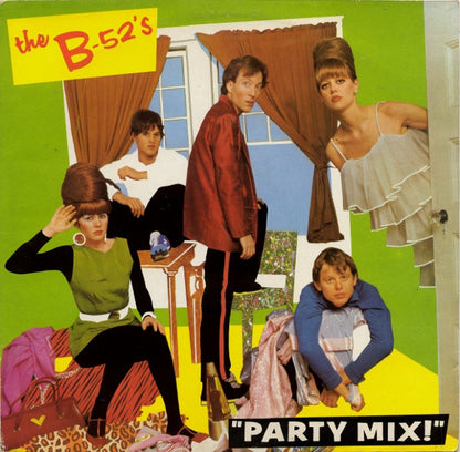 The B-52's : Party Mix! (12", MiniAlbum, RE, Whi)