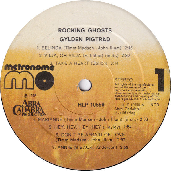 Rocking Ghosts : Gylden Pigtråd (LP, Comp)