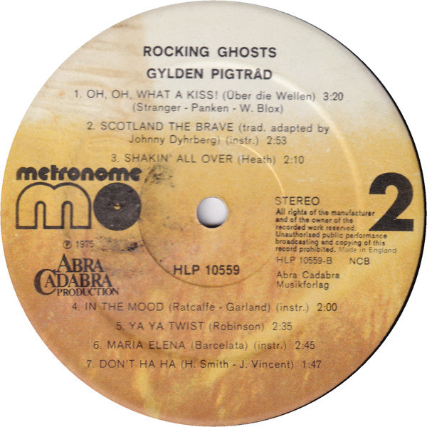 Rocking Ghosts : Gylden Pigtråd (LP, Comp)