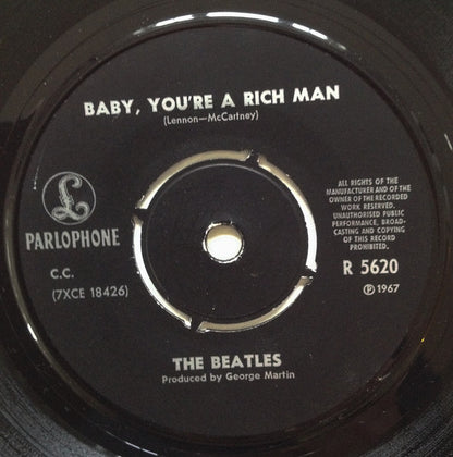 The Beatles : All You Need Is Love (7", Single)