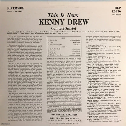 Kenny Drew Quintet / Kenny Drew Quartet : This Is New (LP, Album, Mono, RE)