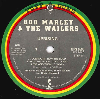 Bob Marley & The Wailers : Uprising (LP, Album)