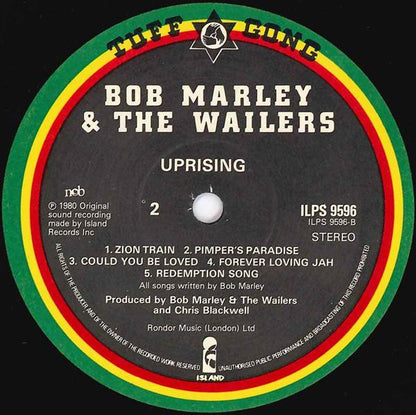 Bob Marley & The Wailers : Uprising (LP, Album)
