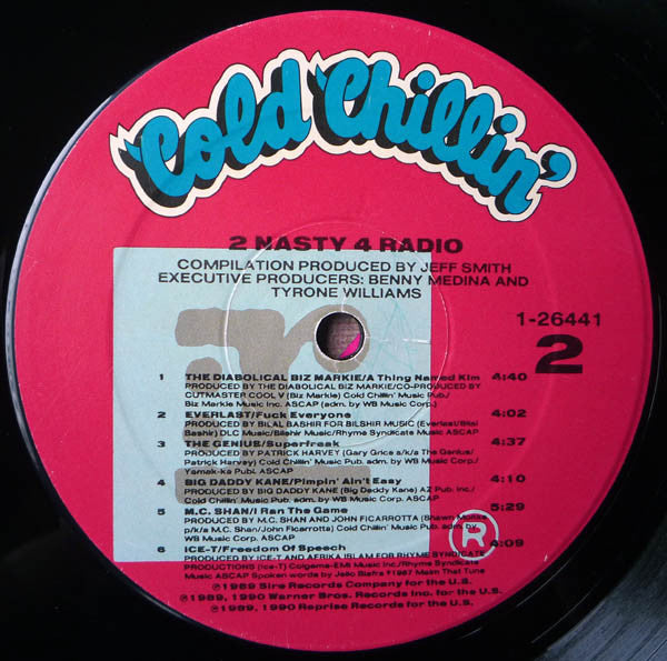 Various : 2 Nasty 4 Radio (LP, Comp)