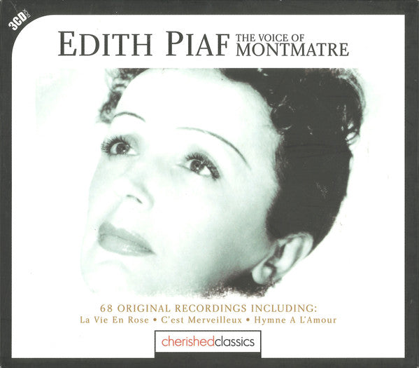 Edith Piaf : The Voice Of Montmatre (3xCD, Comp + Box)