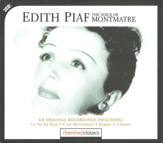 Edith Piaf : The Voice Of Montmatre (3xCD, Comp + Box)