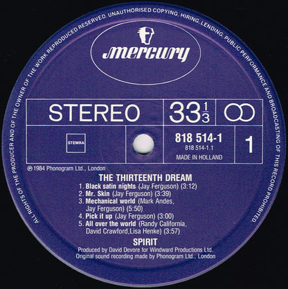 Spirit (8) : The Thirteenth Dream (LP, Album)