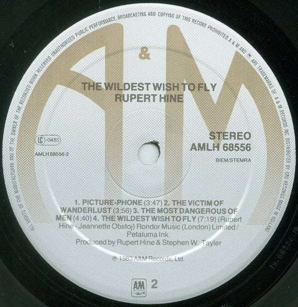 Rupert Hine : The Wildest Wish To Fly (LP, Album)
