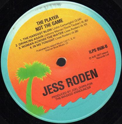 Jess Roden : The Player Not The Game (LP, Album)