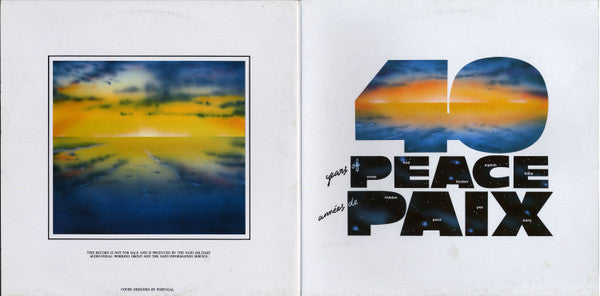 Various : 40 Years Of Peace = 40 Années De Paix (LP, Comp)