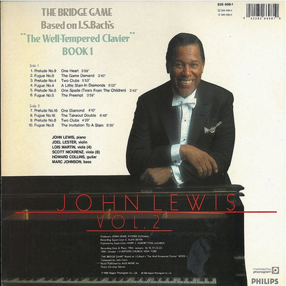 John Lewis (2) : The Bridge Game Vol. 2 Based On The Well Tempered Clavier Book 1 (LP, Album)