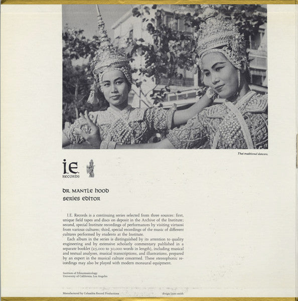 David Morton (3) : Traditional Music Of Thailand (2xLP)