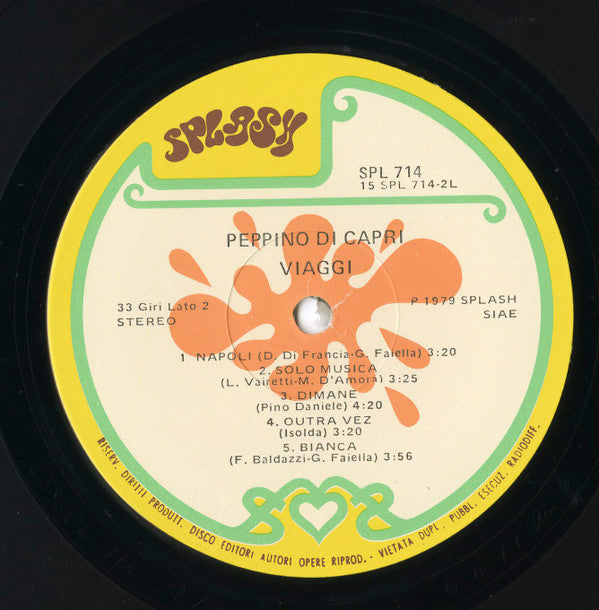 Peppino Di Capri : Viaggi (LP, Album)