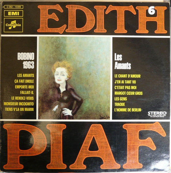Edith Piaf : Edith Piaf Vol. 6 (Bobino 1963 "Les Amants") (LP, Comp)