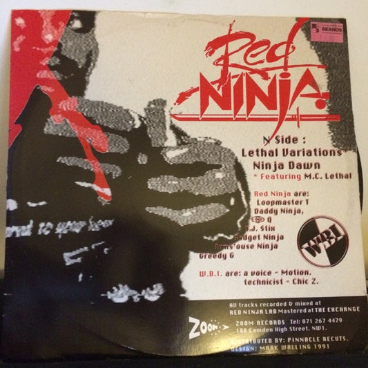WBI Red Ninja : Ninja Dawn: Day Of Dread (12")