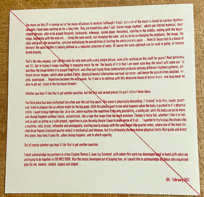 Will Guthrie : Sticks, Stones & Breaking Bones (LP)