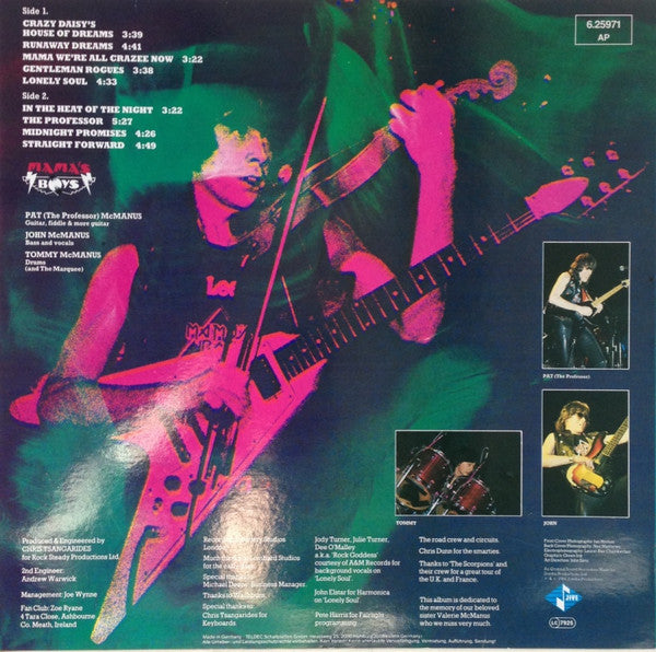 Mama's Boys : Mama's Boys (LP, Album)