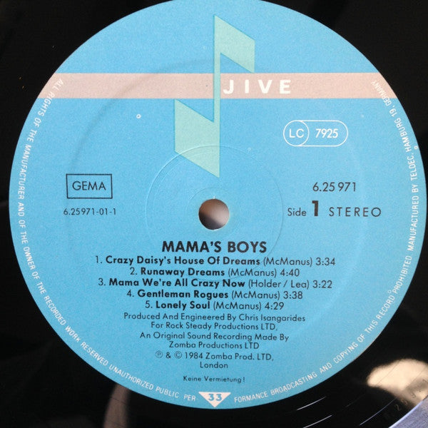 Mama's Boys : Mama's Boys (LP, Album)