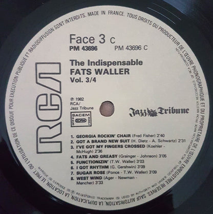 Fats Waller : The Indispensable Fats Waller - Volumes 3/4 (1935-1936) (2xLP, Comp, RE)