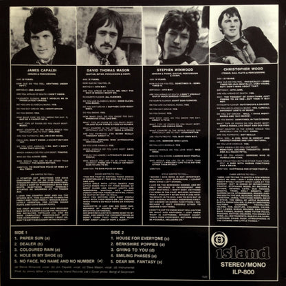 Traffic : Coloured Rain (LP, Album)