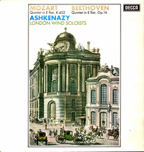 Wolfgang Amadeus Mozart, Ludwig van Beethoven, Vladimir Ashkenazy, London Wind Soloists : Quintet In E Flat , K.452 / Quintet In E Flat , Op.16 (LP, RP)