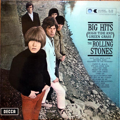 The Rolling Stones : Big Hits [High Tide And Green Grass] (LP, Comp, RE, Ind)