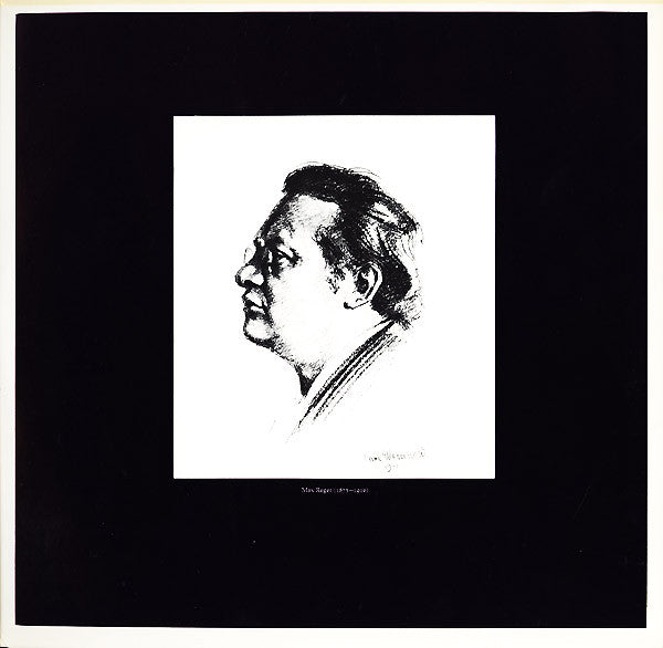 Max Reger, Kurt Rapf : Das Orgelwerk Auf Grossen Orgeln Europas 1. (2xLP, Album, Quad)