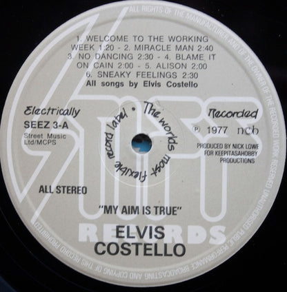 Elvis Costello : My Aim Is True (LP, Album, Gre)