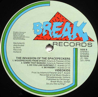 Video Kids : The Invasion Of The Spacepeckers (LP, Album)