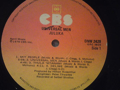 Juluka : Universal Men (LP, Album)