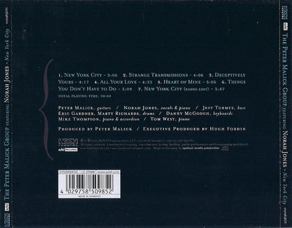 The Peter Malick Group Featuring Norah Jones : New York City (CD, Album)