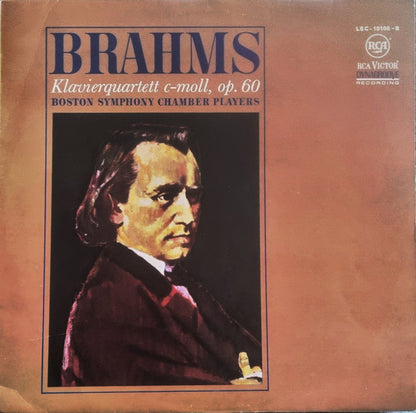 Johannes Brahms / Boston Symphony Chamber Players : Klavierquartett C-Moll, Op. 60 (LP)
