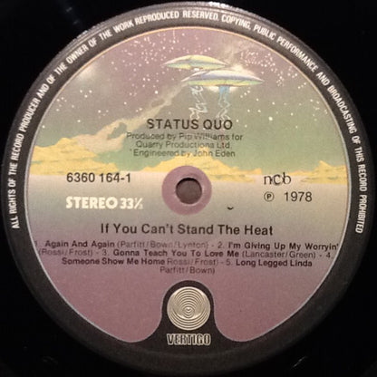 Status Quo : If You Can't Stand The Heat ... (LP, Album, Die)