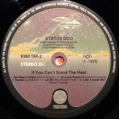 Status Quo : If You Can't Stand The Heat ... (LP, Album, Die)