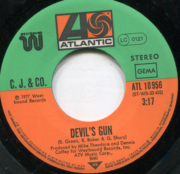 C.J. & Co : Devil's Gun (7", Single, Pho)