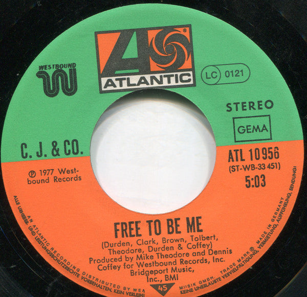 C.J. & Co : Devil's Gun (7", Single, Pho)