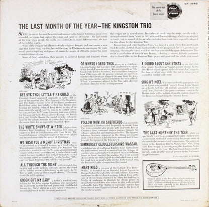 Kingston Trio : The Last Month Of The Year (LP, Album, Scr)