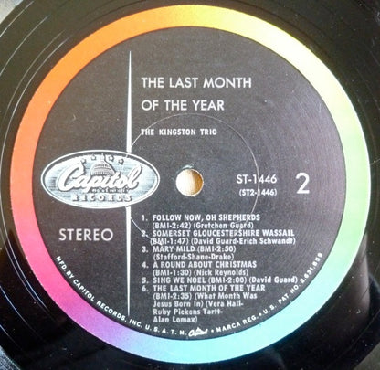 Kingston Trio : The Last Month Of The Year (LP, Album, Scr)