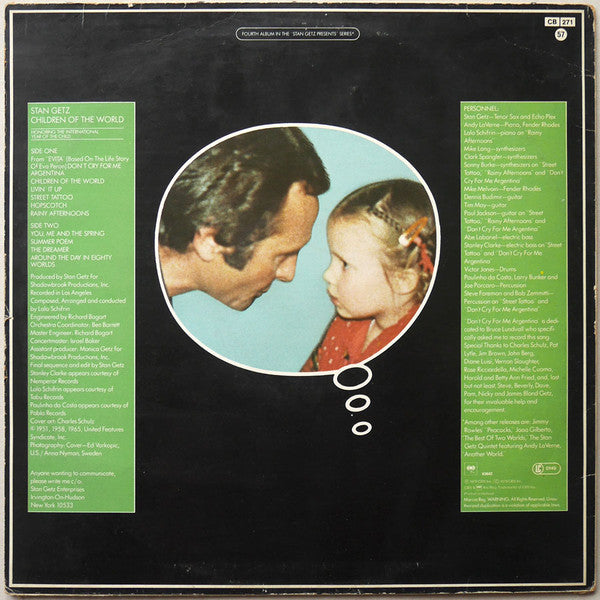 Stan Getz : Children Of The World (LP, Album)