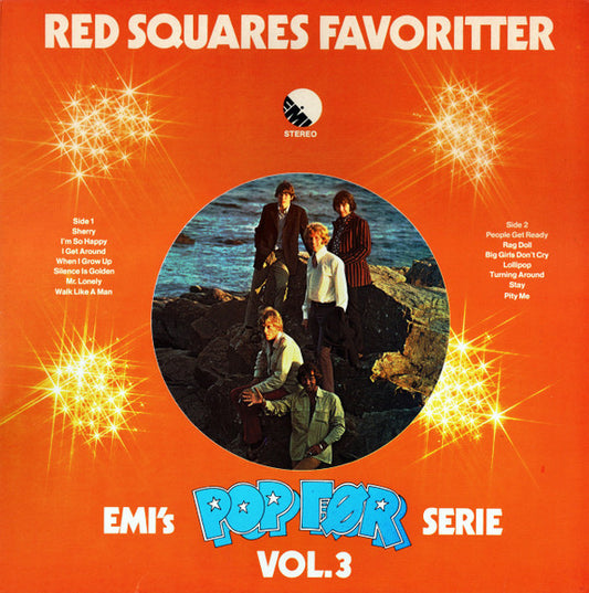 The Red Squares : Red Squares Favoritter (LP, Comp, RE)