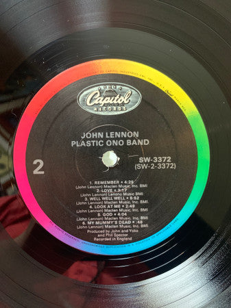 John Lennon / The Plastic Ono Band : John Lennon/Plastic Ono Band (LP, Album, RE)