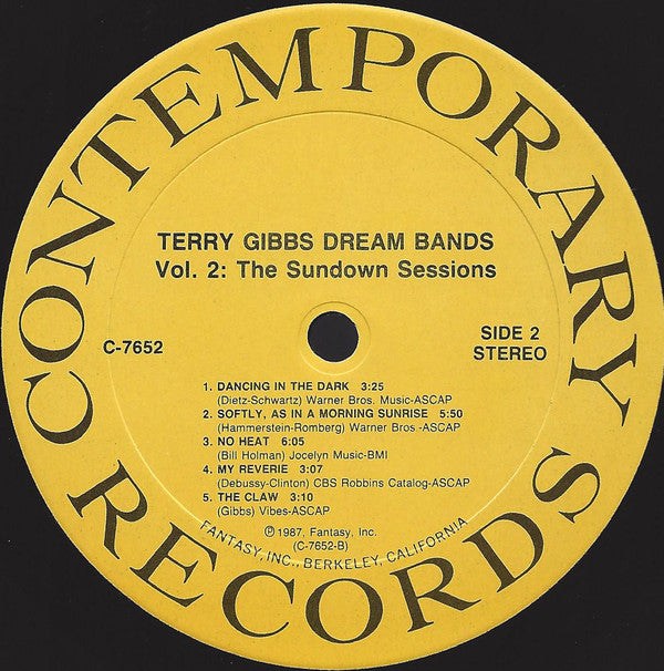 Terry Gibbs Dream Band : Volume Two The Sundown Sessions (LP, Album)