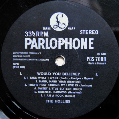 The Hollies : Would You Believe? (LP, Album)