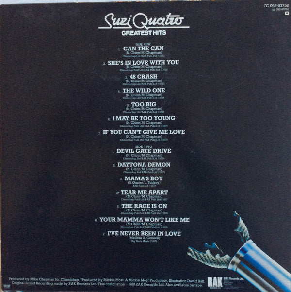 Suzi Quatro : Greatest Hits (LP, Comp)