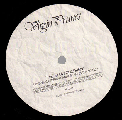 Virgin Prunes : A New Form Of Beauty 3. (12", Single)